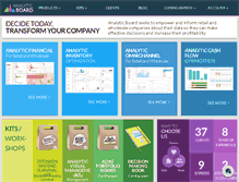 Tablet Screenshot of analyticboard.com